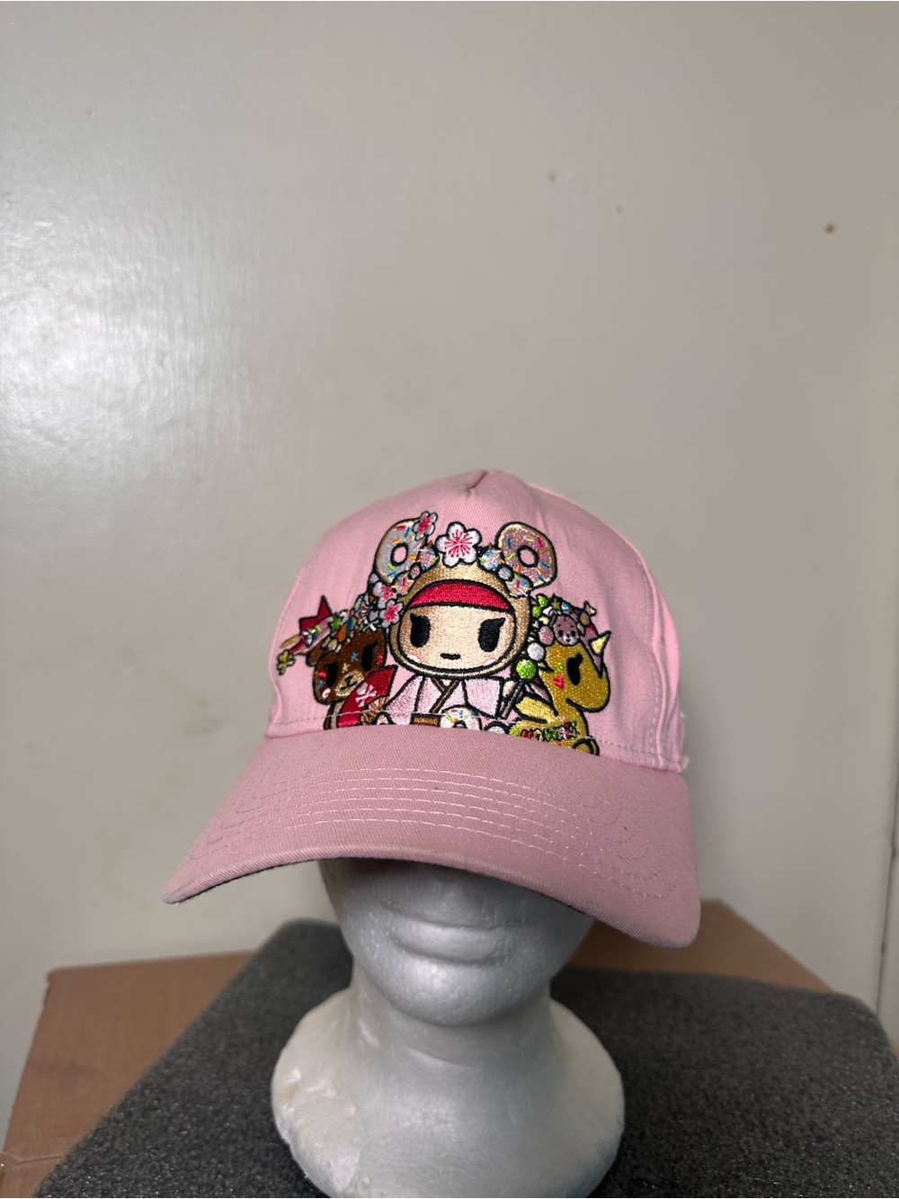 Tokidoki X New Era Women’s Pink Embroidered Hat Multicolor Brim OSFM SnapBack